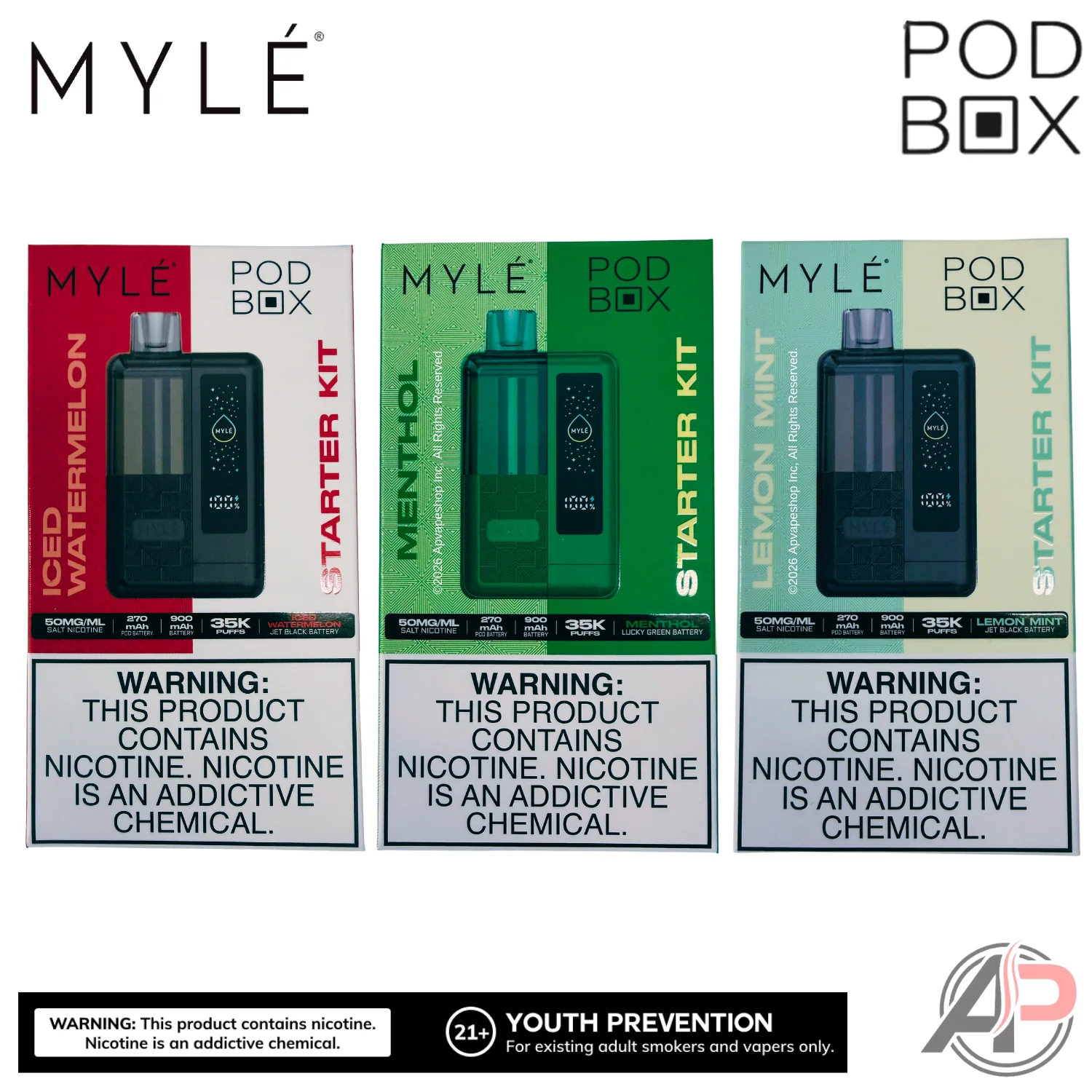 Myle Vape - Top Flavors - Disposable Devices
